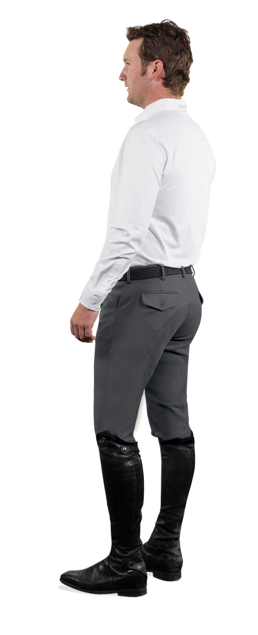 Ovation® Men's EuroWeave™ DX® Full Seat Breeches - Image 3