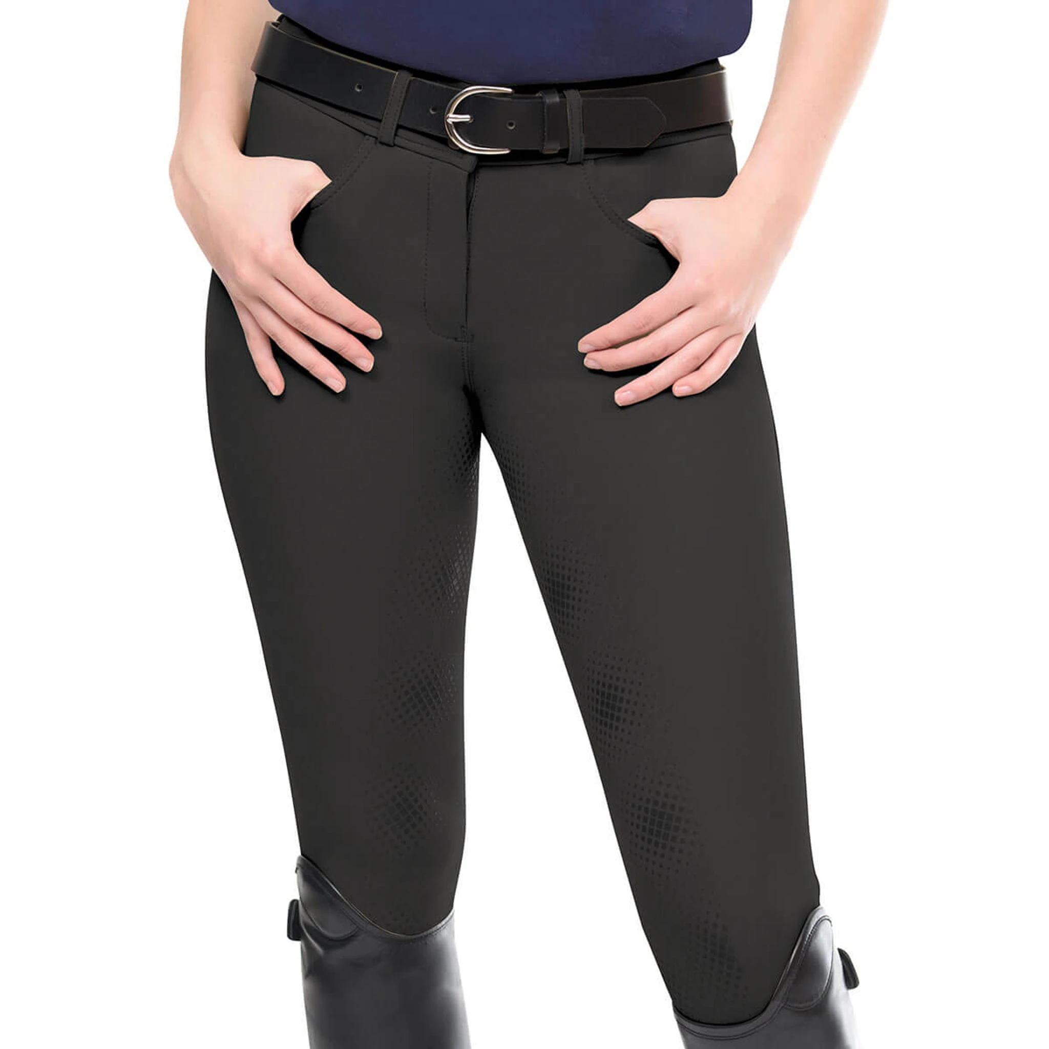 Ovation® Ladies' Bellissima II GripTec Full Seat Breeches - Image 4