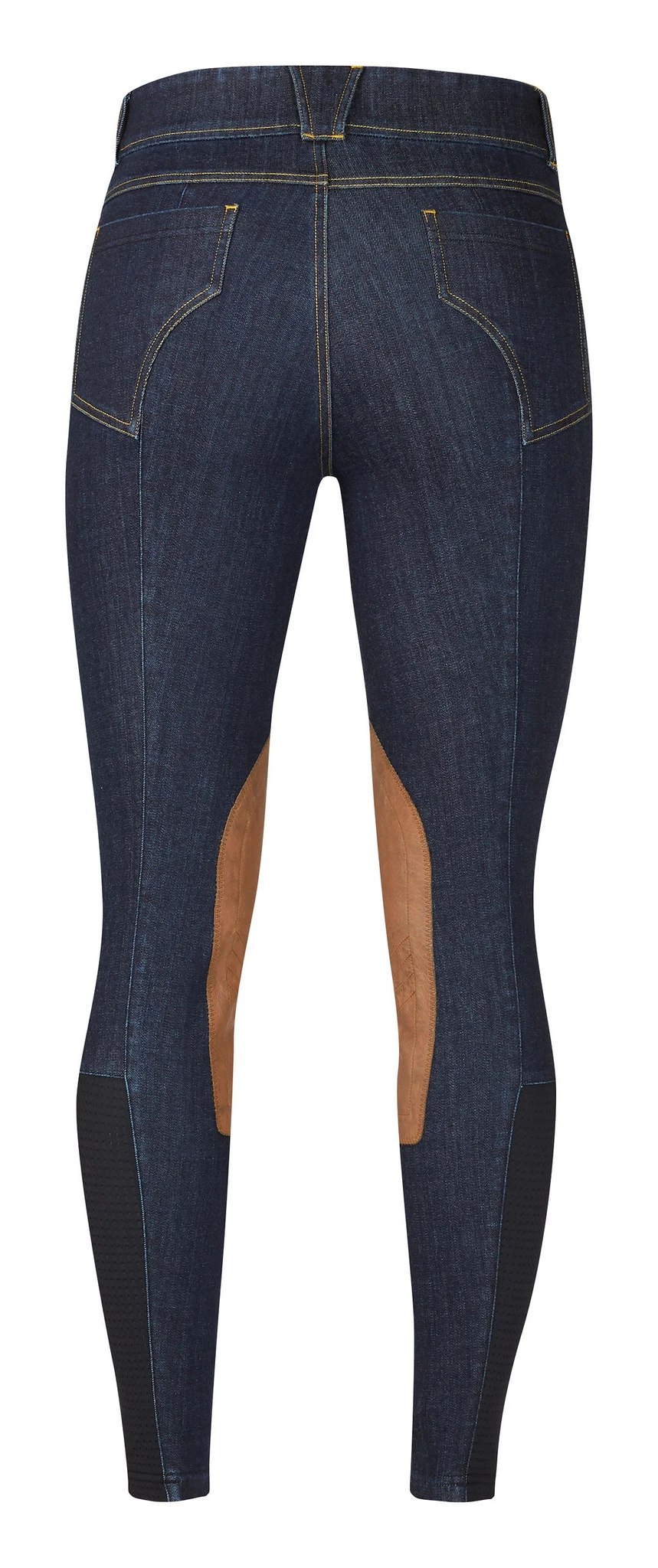 Kerrits Stretch Denim Knee Patch Breeches - Image 4