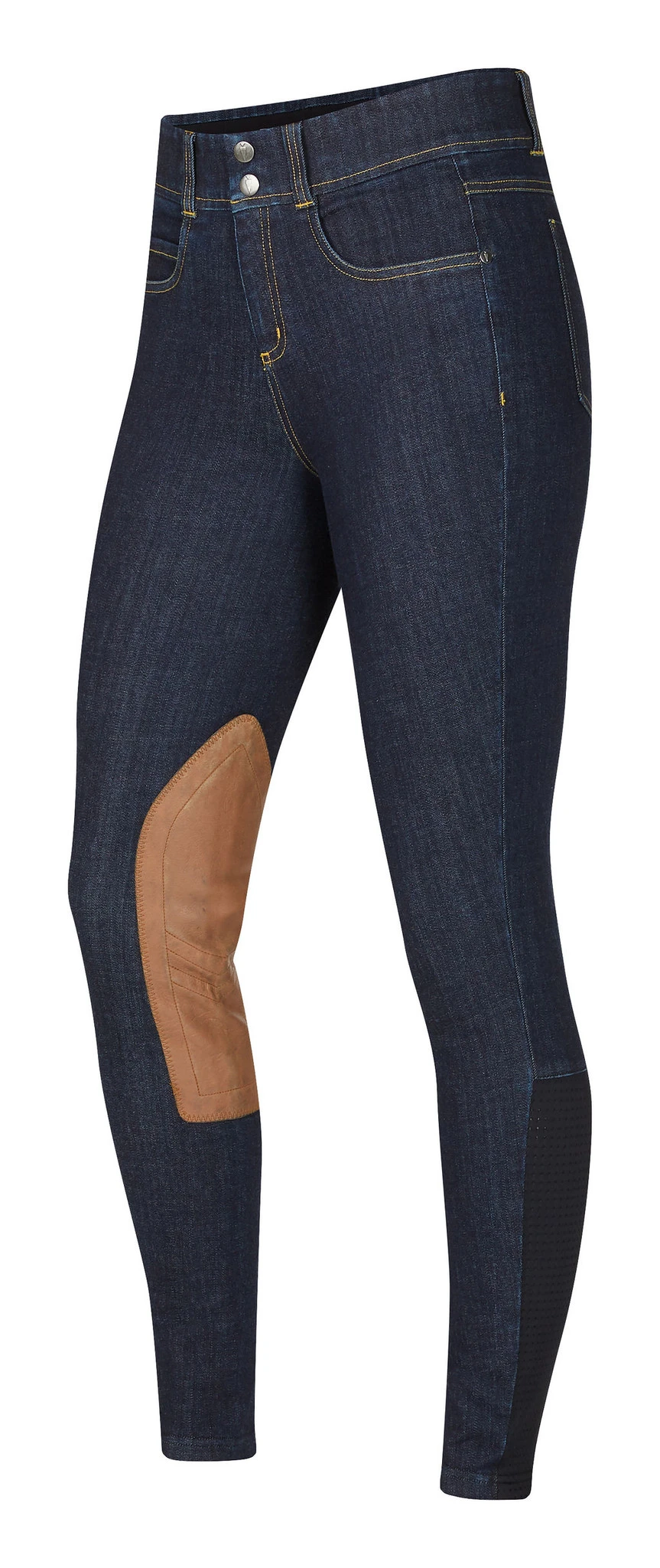 Kerrits Stretch Denim Knee Patch Breeches - Image 2