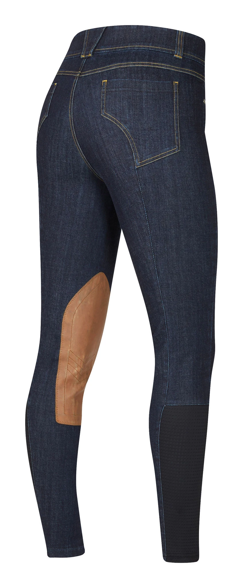 Kerrits Stretch Denim Knee Patch Breeches - Image 3