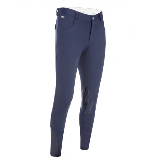 ANNA SCARPATI REMO MEN'S EQUESTRIAN KNEE GRIP BREECHES - Image 2