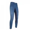 HKM WOMEN'S RIDING BREECHES SUMMER DENIM 3/4 ALOS SEAT