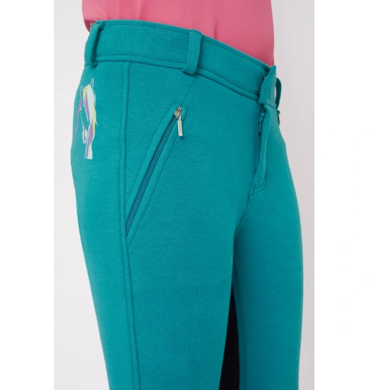 HORZE FELINA KIDS' COTTON BREECHES - Image 3