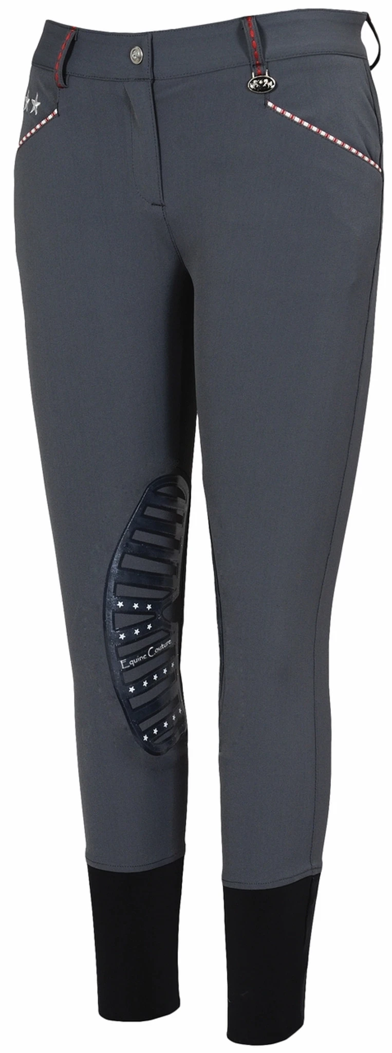 Equine Couture Stars & Stripes Knee Patch Breeches - Image 5